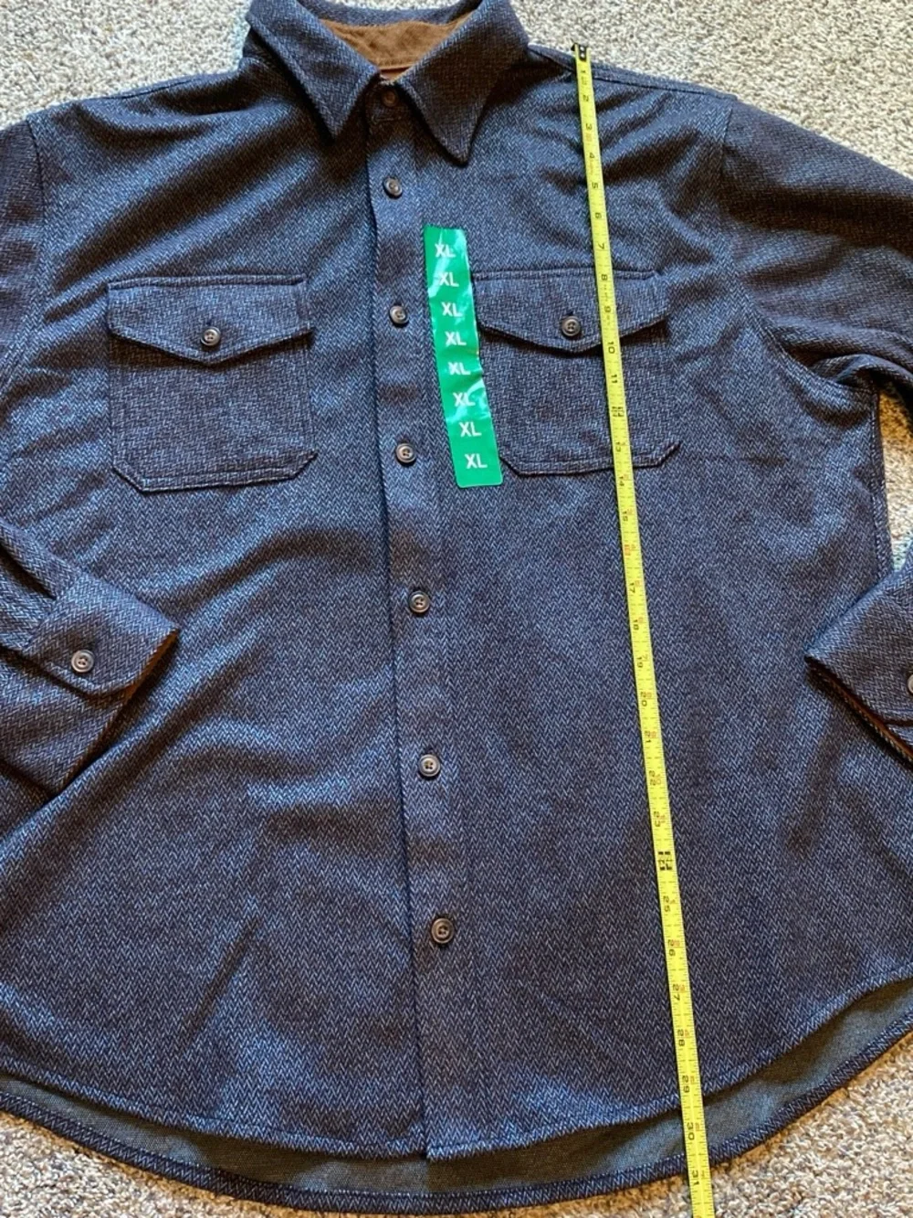 Jachs Men's Button-Down Shirt in Dark Navy
